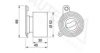 TOYOT 1350570022 Tensioner Pulley, timing belt